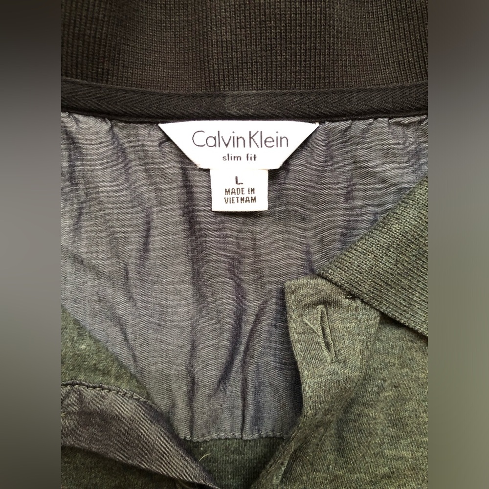 Calvin Klein Slim Fit cotton polo - Picture 5 of 7